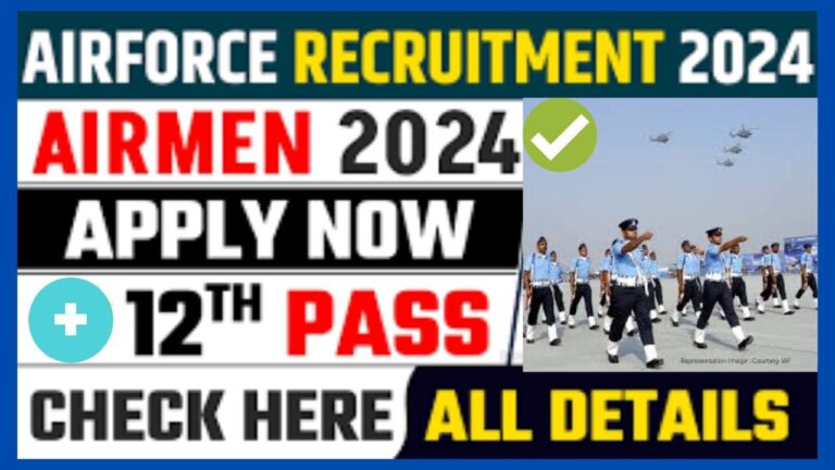 Indian Air Force Medical Assistant Recruitment 2024